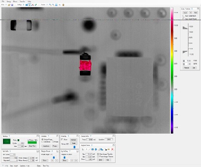 モジュール基板でセラミックコンデンサ部が発熱(ロックイン発熱解析)