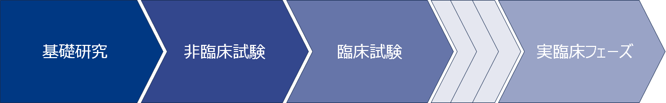 がん研究各フェーズ