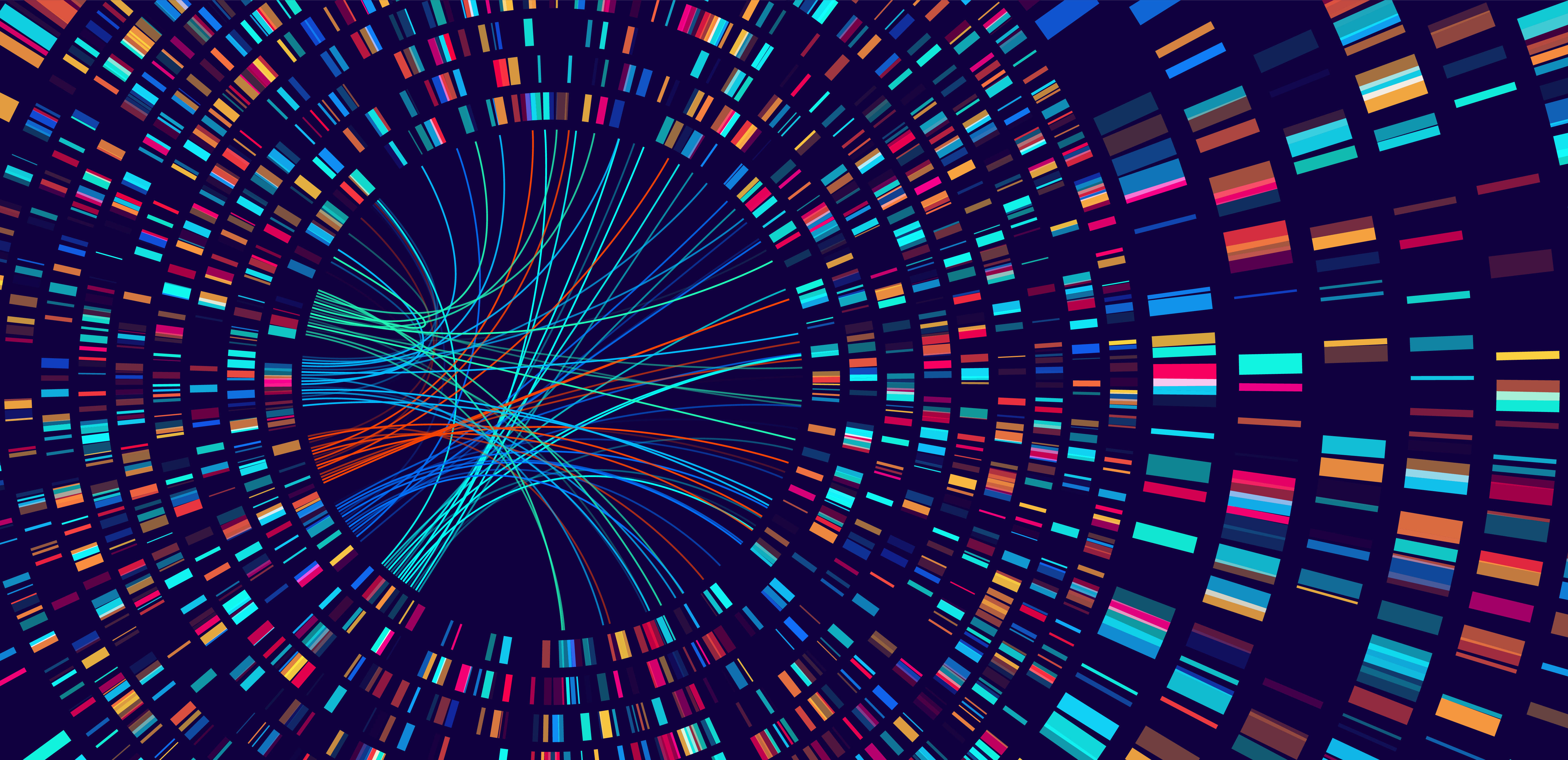 circular-big-data-graph-dna-test-infographic-circle-genome-sequence-map-chromosome-architecture-molecule-sequencing-chart-genetic-science-technology-concept