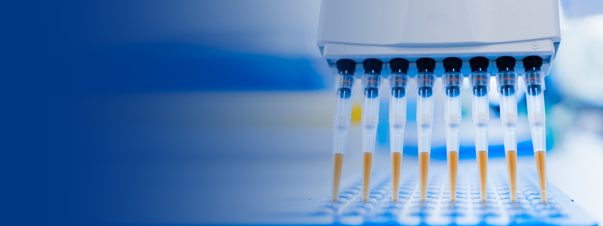Clinical diagnostics laboratory pipettes - slider