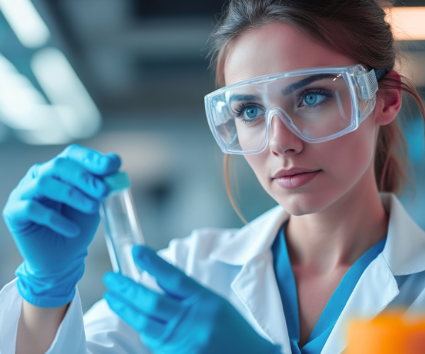 a-focused-scientist-examines-a-test-tube-in-a-modern-laboratory-wearing-protective-eyewear-and-gloves-showcasing-a-commitment-to-research-and-safety