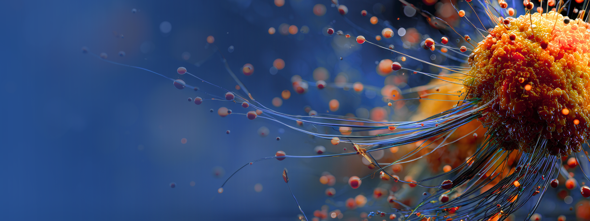 hyper-realistic-3d-render-of-engineered-glowing-t-cell-attacking-rogue-immune-cell-in-vibrant-electric-blue-and-fiery-orange-medical
