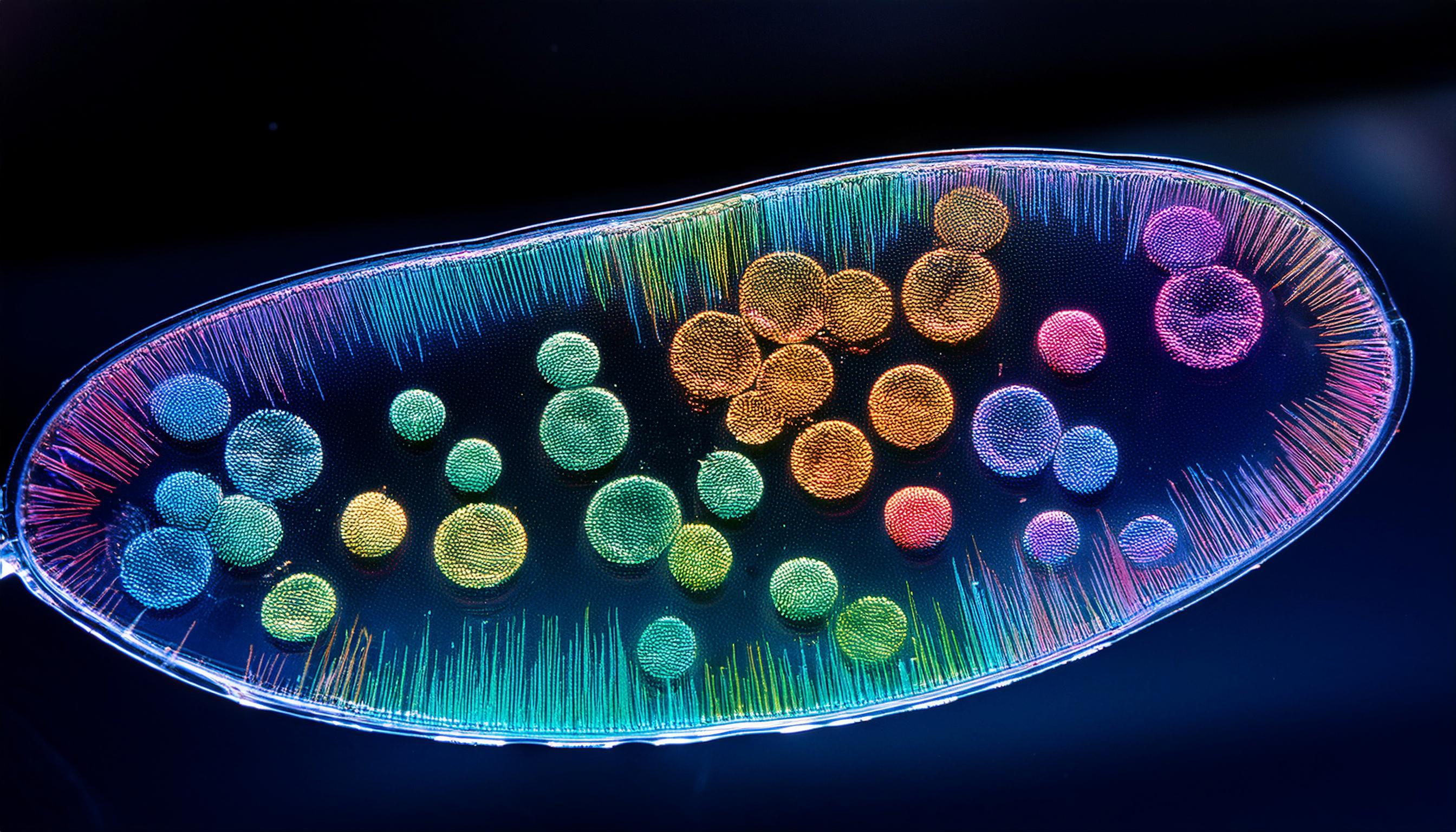 colorful-visualization-of-flow-cytometry-cells-on-black-background_adobestock_1630770981