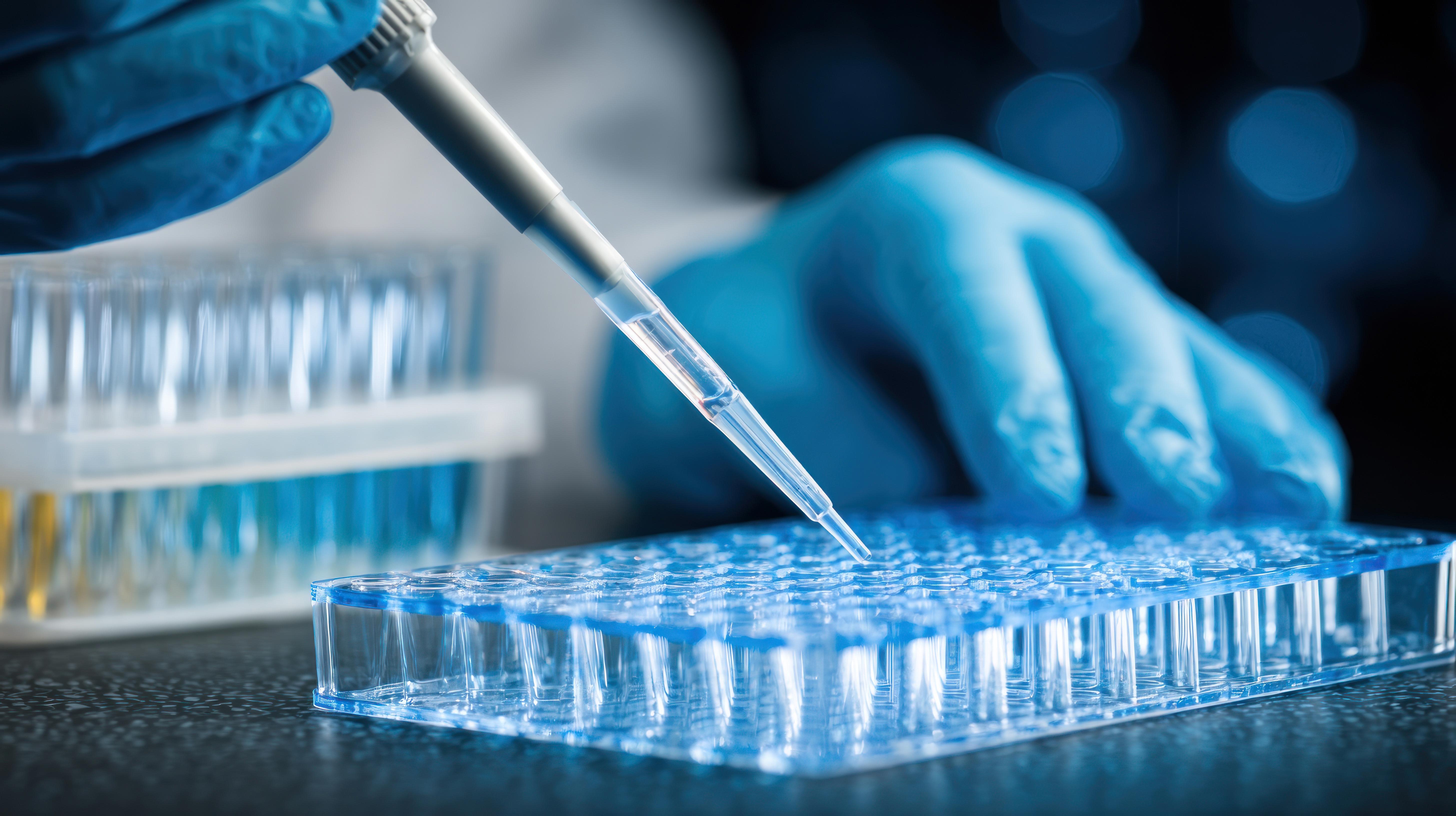 scientist-pipetting-liquid-into-microplate