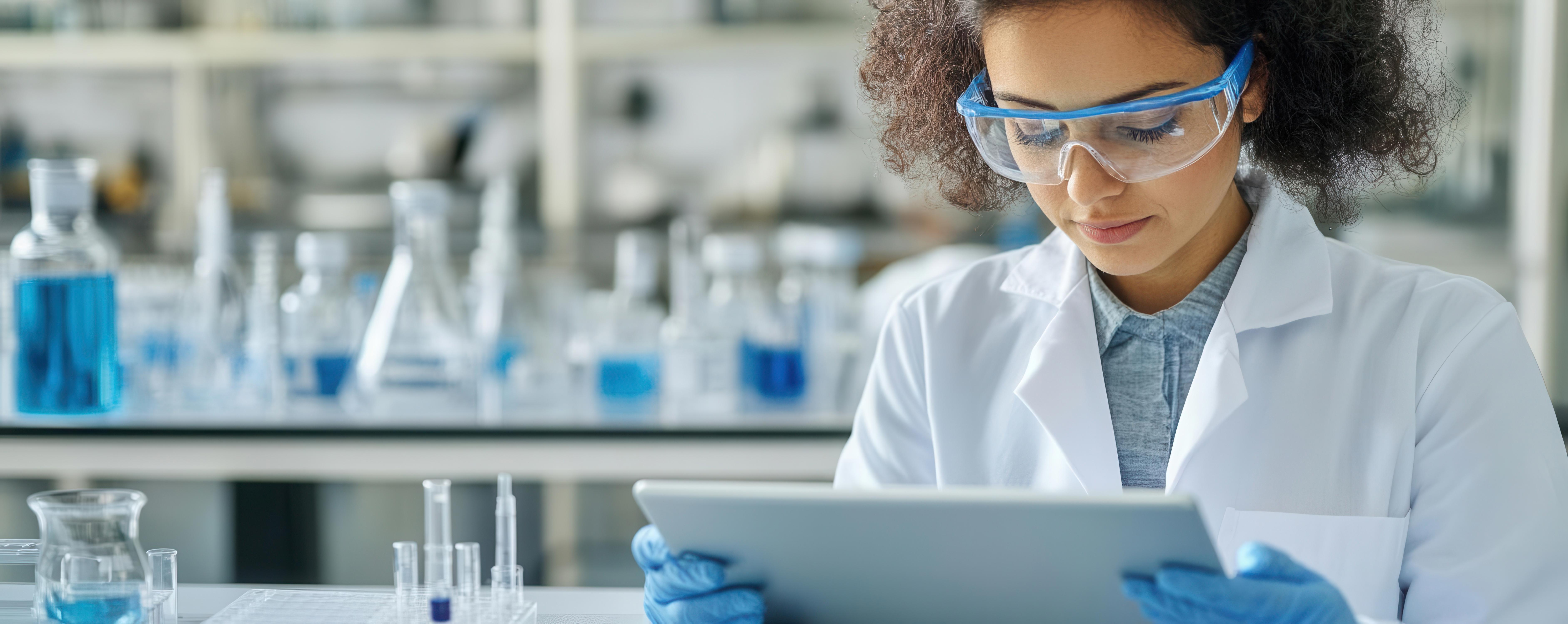 scientist-reviewing-vaccine-trial-data-on-a-digital-tablet-advanced-lab-environment-in-the-background-data-analysis-vaccine-development
