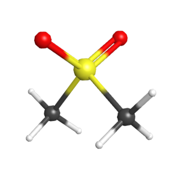 Figure 1. 3D Structure of Methylsulfonylmethane (MSM).