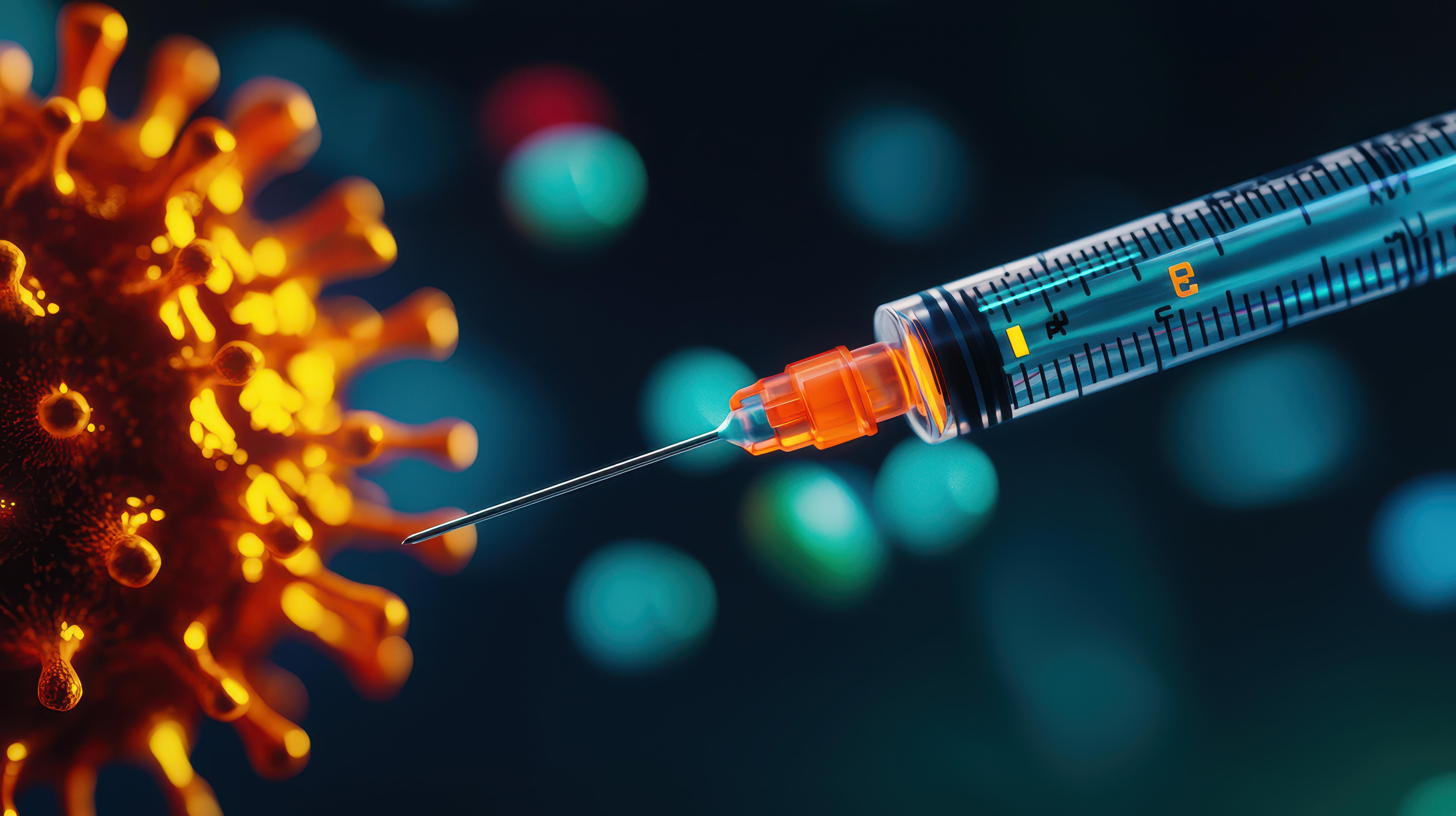 vaccine-close-up-image-of-a-syringe-injecting-a-vaccine-into-a-virus-representing-medical-advancement-and-health-safety-adobestock_979776416