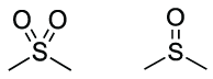 Figure 3. MSM (Left) vs. DMSO (Dimethyl Sulfoxide) (Right).